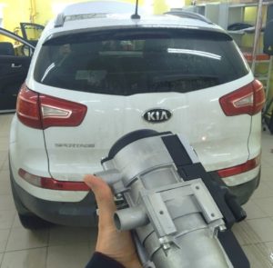 Kia Sportage перед установкой котла Бинар 5S
